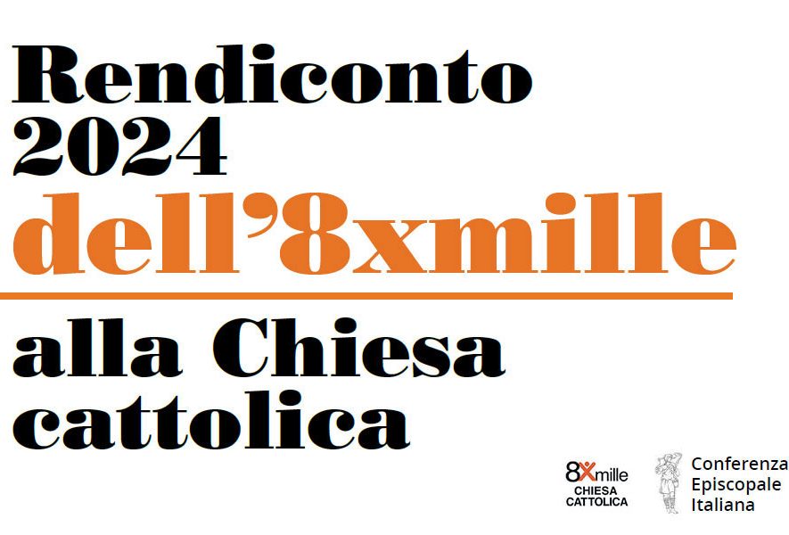 Pubblicazione Rendiconto 2024 dell’8xmille